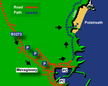 Polstreath Map