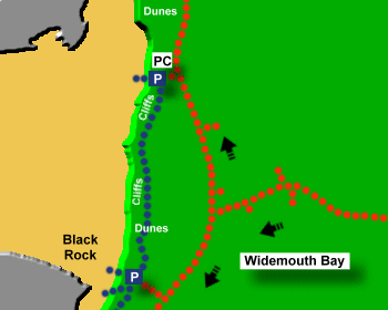 Widemouth Bay Map