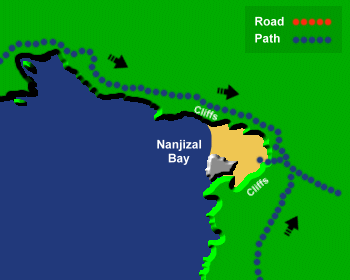 Nanjizal Beach Map