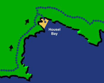 Housel Beach Map