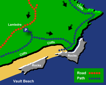Vault Beach Map