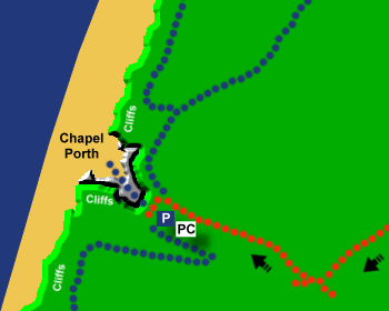 Chapel Porth Beach Map