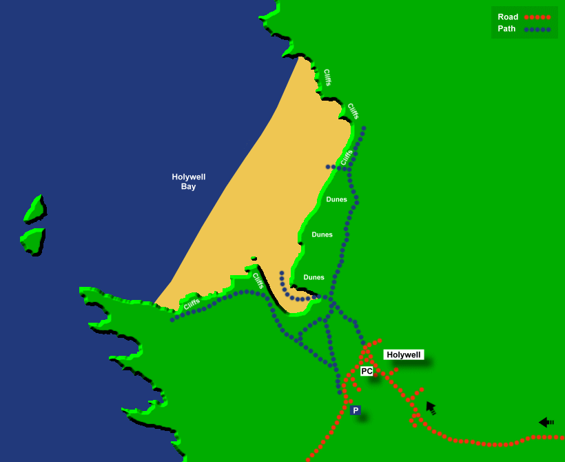 holywell large map