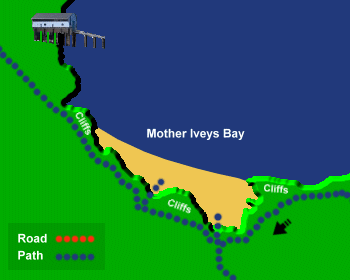 Motheriveys Beach Map