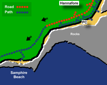 Samphire Beach Map
