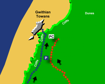 Gwithian Beach Map