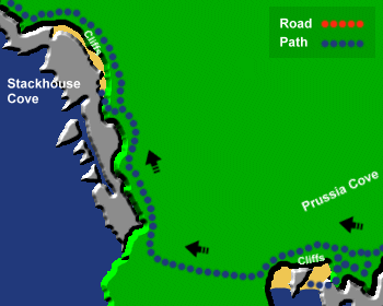 Stackhouse Beach Map
