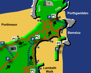 St Ives Beach Map